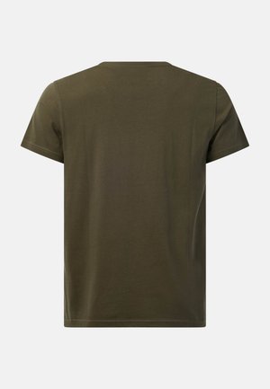 Denim Factory, SAN DIEGO TEE - Print T-shirt - olive solid