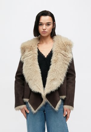 ROCK CHIC  - Kunstlederjacke - brown