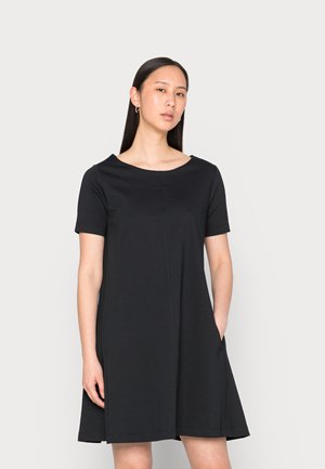 DRESSES - Žerzejové šaty - black