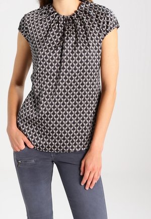 Bluse - mottled black