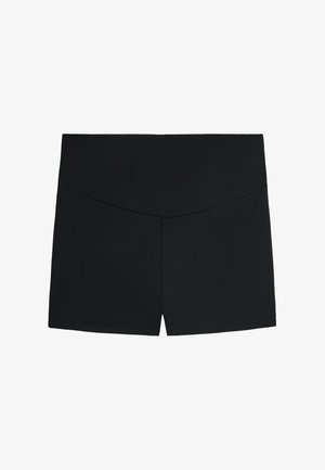 OYSHO, COMFORTLUX HIGH-RISE 5CM HOT PANTS - Colanți de alergare scurți - black