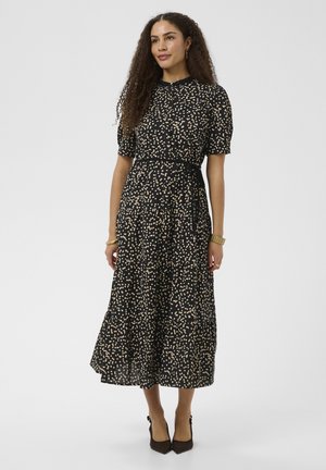 Cream, CRMIO DRESS - Robe de jour - black rose dot