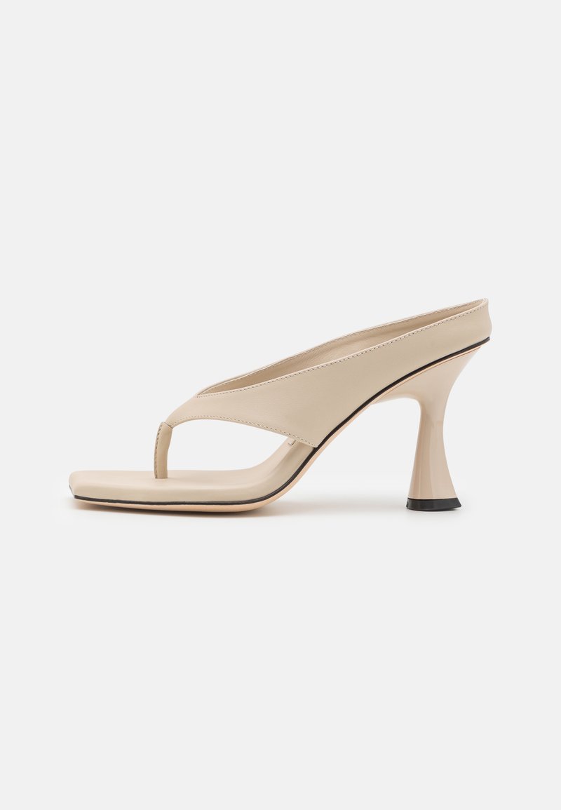 Studio Amelia - ANGELA - Ciabattine con tacco - white, Ingrandire