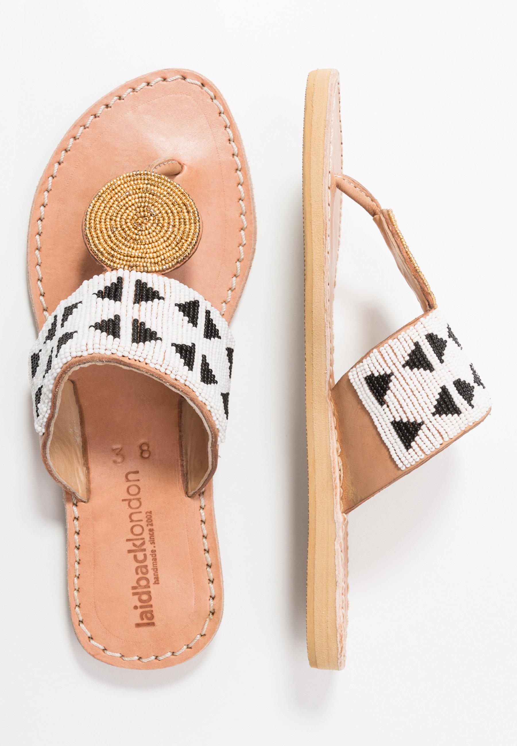 laidbacklondon SIMBA FLAT - Flip Flops - light brown laidbacklondon SIMBA FLAT - Flip Flops - light brown