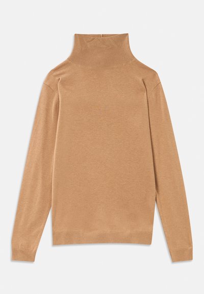 Sile turtleneck kampsun sujuva kangast, pikkade varrukatega ja kõrge ribakraega. Klassikaline lõige kerge tekstuuriga.