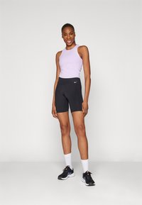 Nike Performance ONE FITTED CROP TANK - Top - lilac bloom/black