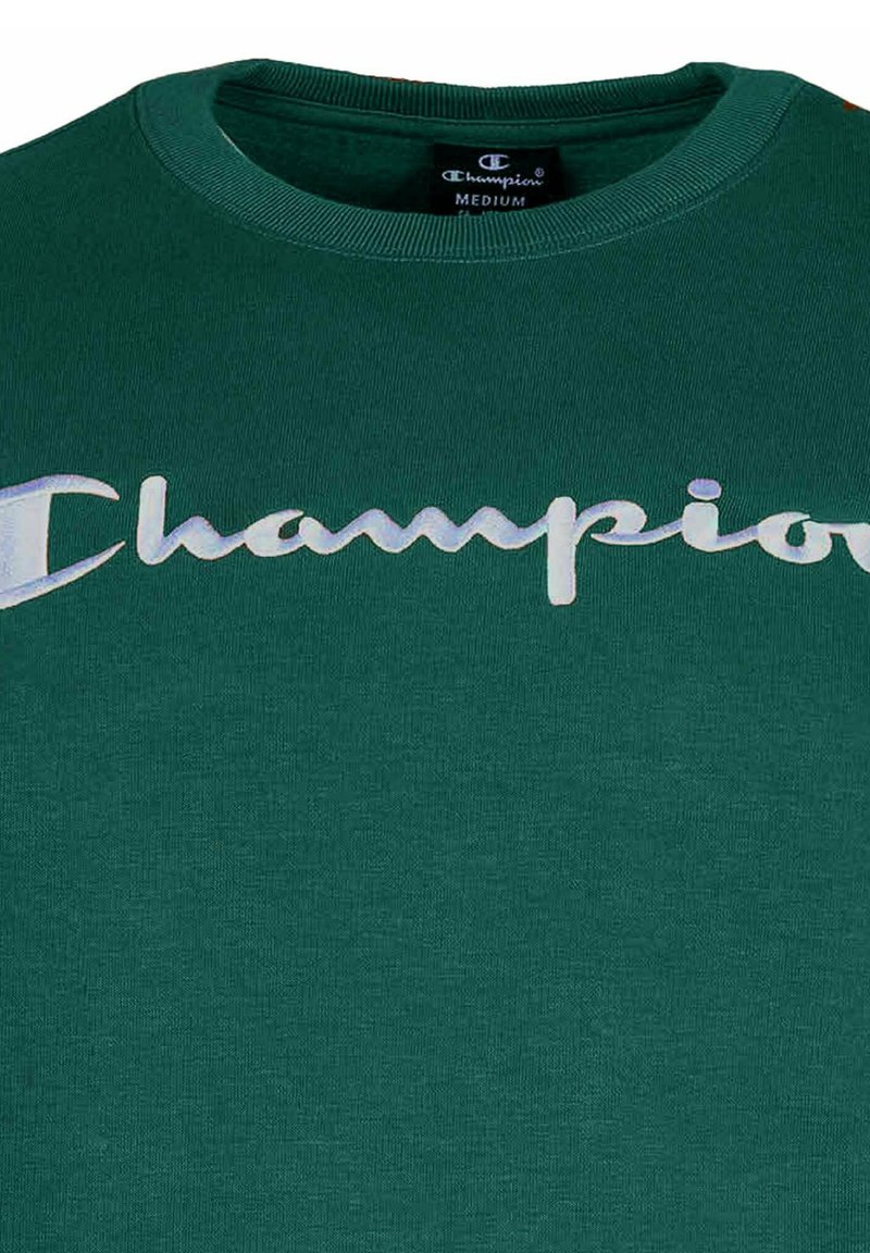Champion Crewneck Champion Sweater Olive Green Letra Champion