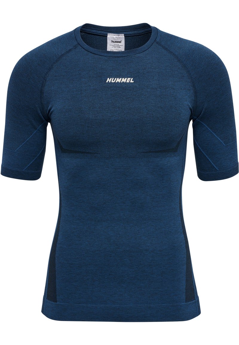 Hummel T-shirt print blauw