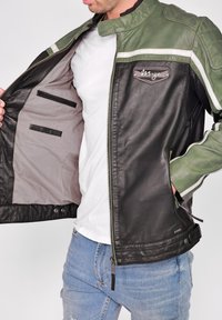 Maze Skinnjacka - black/green