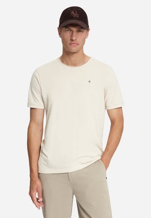 NO EXCESS, Basic T-shirt - stone