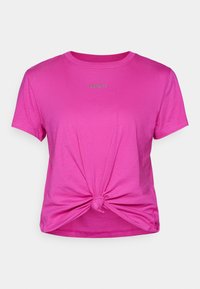 MINI STUD LOGO KNOT FRONT TEE - Triko s potiskem - orchid glow