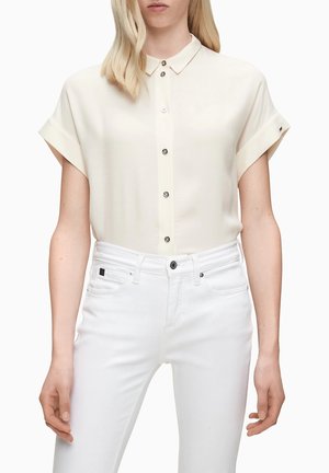 Overhemdblouse - white denim