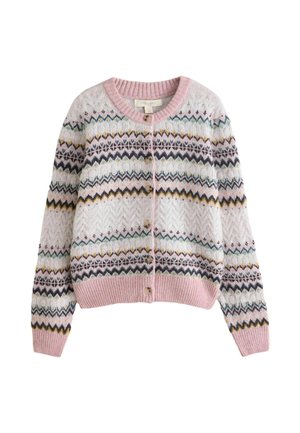 Laura Ashley, REGULAR FIT - CABLE KNIT CARDIGAN   - Strickjacke - pink
