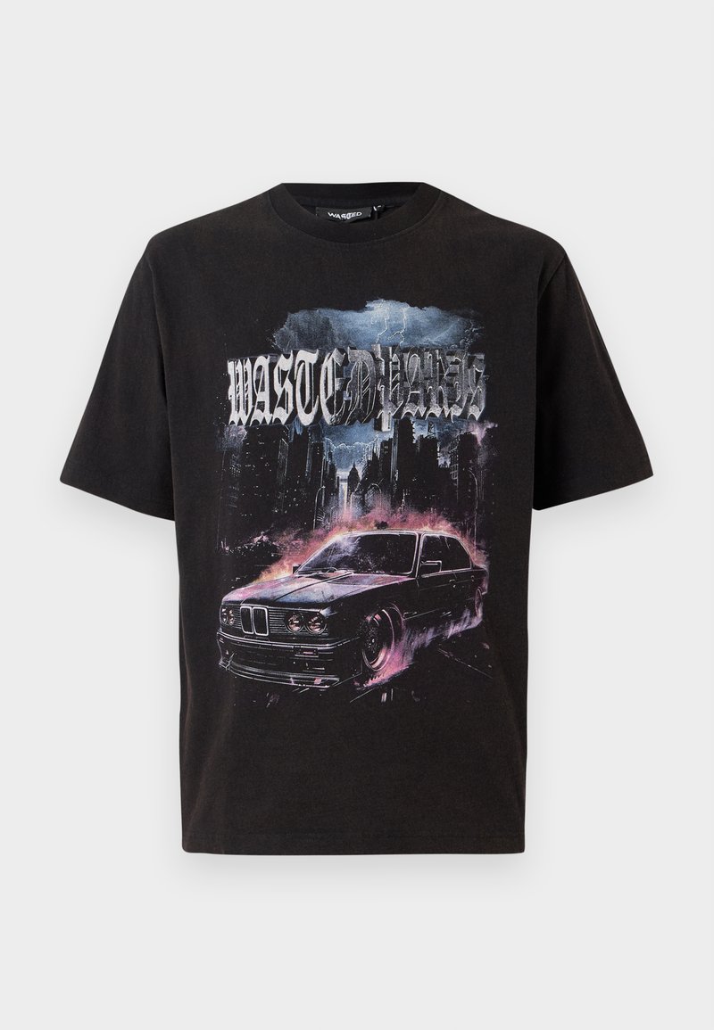 Wasted Paris T-shirt print zwart
