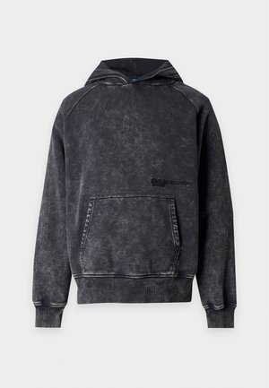 Karl Lagerfeld Jeans, RELAX HOODIE - Hoodie - washed vintage black