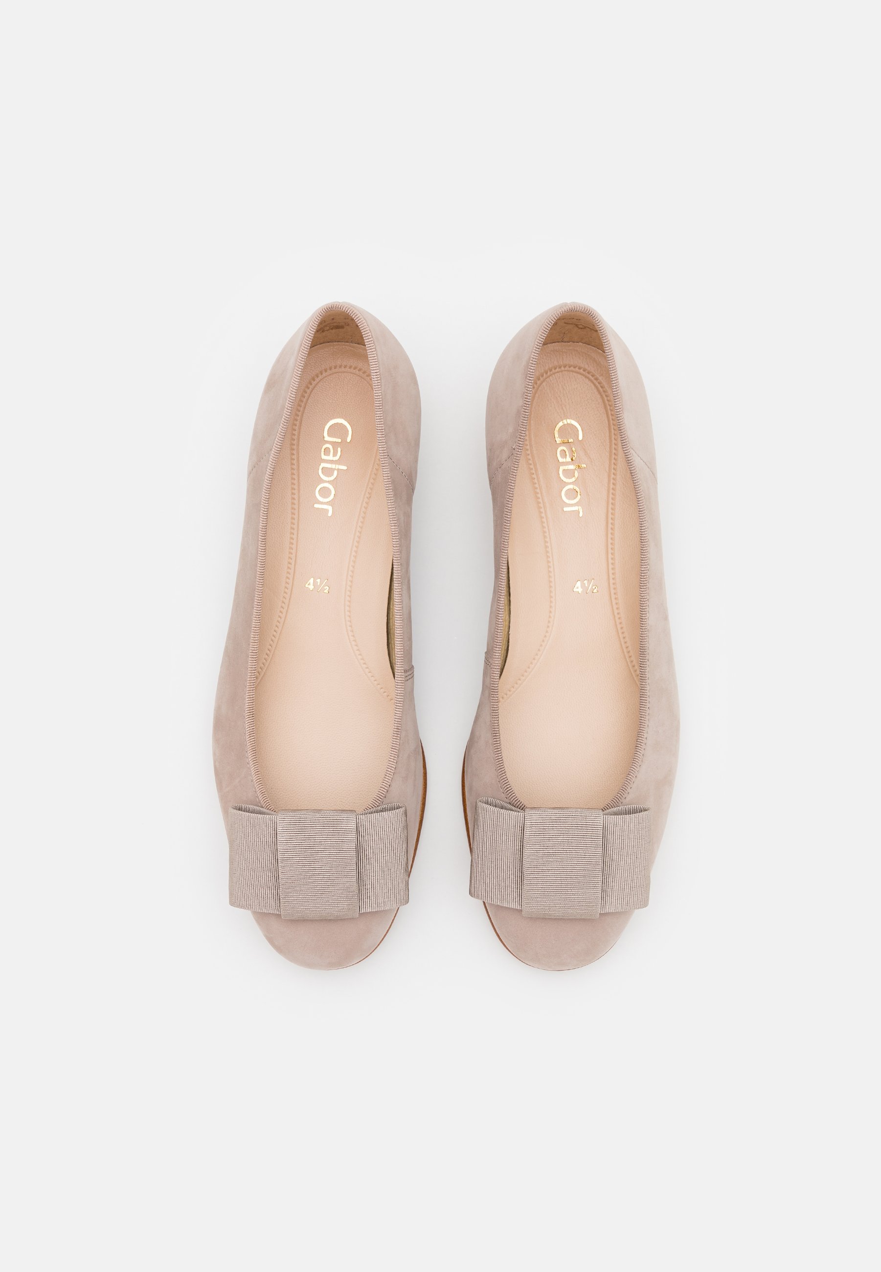 Gabor Ballerina's - leinen/zwart - Zalando.nl