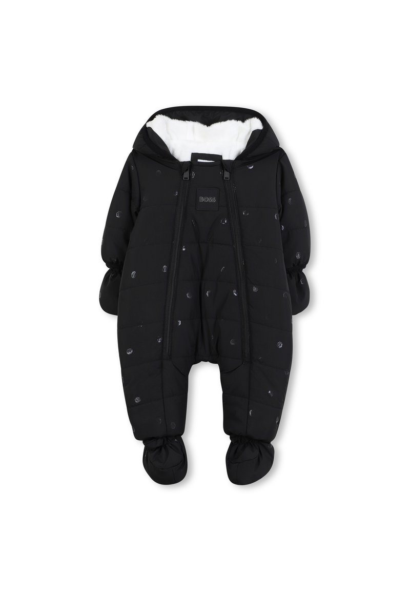 BOSS Kidswear NEWBORN ALL IN ONE - Snežni kombinezon - black