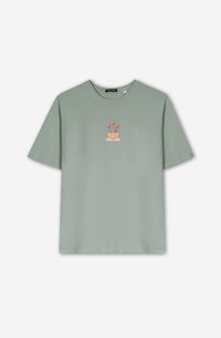Kaotiko WASHED NAIROBI UNISEX - Apdrukāts T-krekls - light green