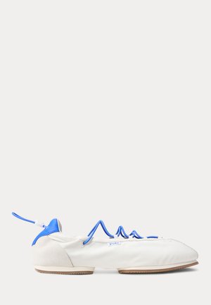 Polo Ralph Lauren THE NYLON LACE-UP BALLERINA SNEAKER - Αθλητικά παπούτσια - deckwash white/colby blue