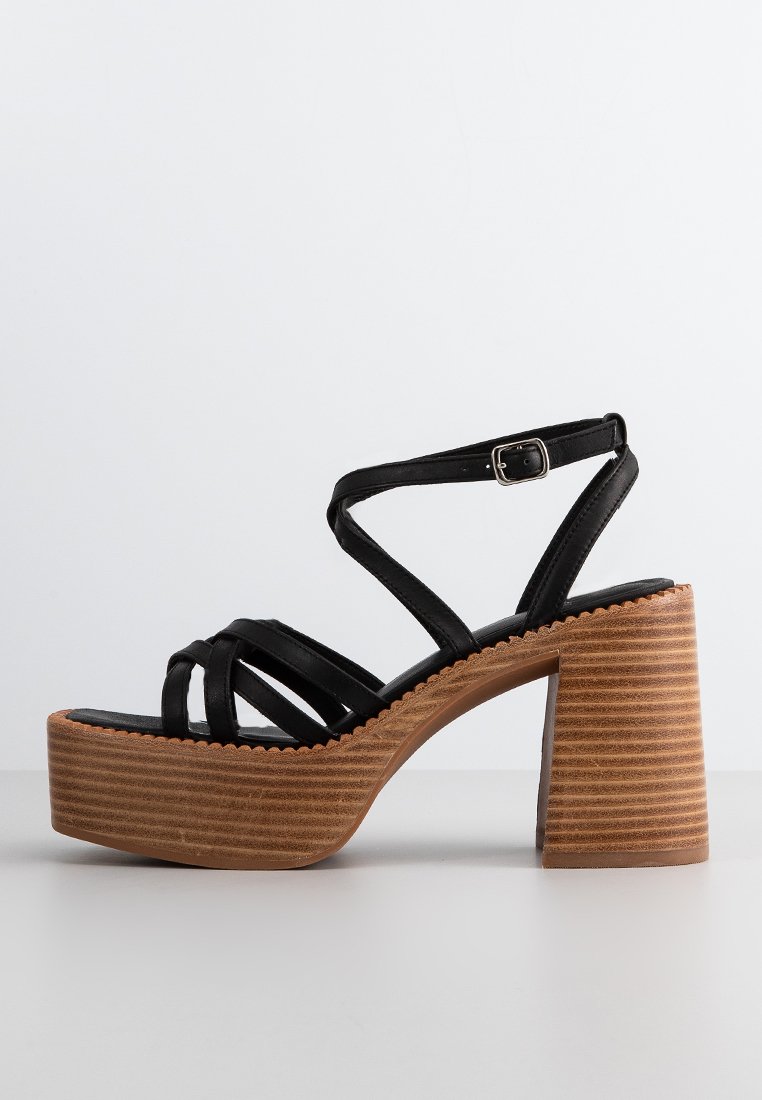 Jeffrey Campbell Sandales à plateforme noir