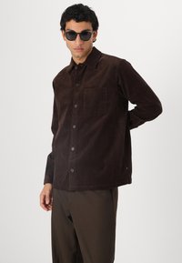 Samsøe Samsøe SADAMON SHIRT  - Marškiniai - turkish coffee