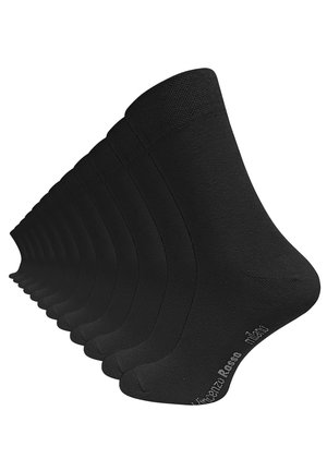 Vincenzo Rosso PACK OF 12 PAAR - Socken - schwarz