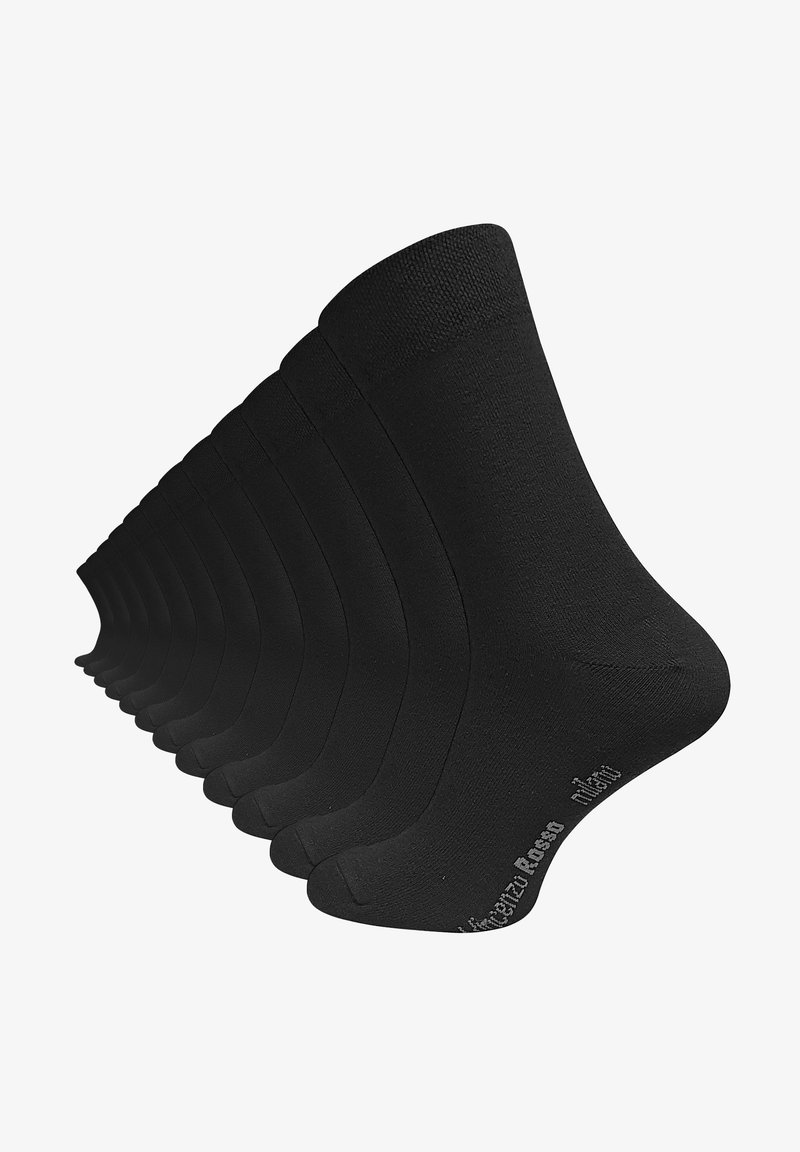 Vincenzo Rosso PACK OF 12 PAAR - Socks - schwarz