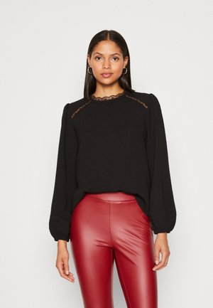 JDY JDYLUCCA O NECK - Blouse - black