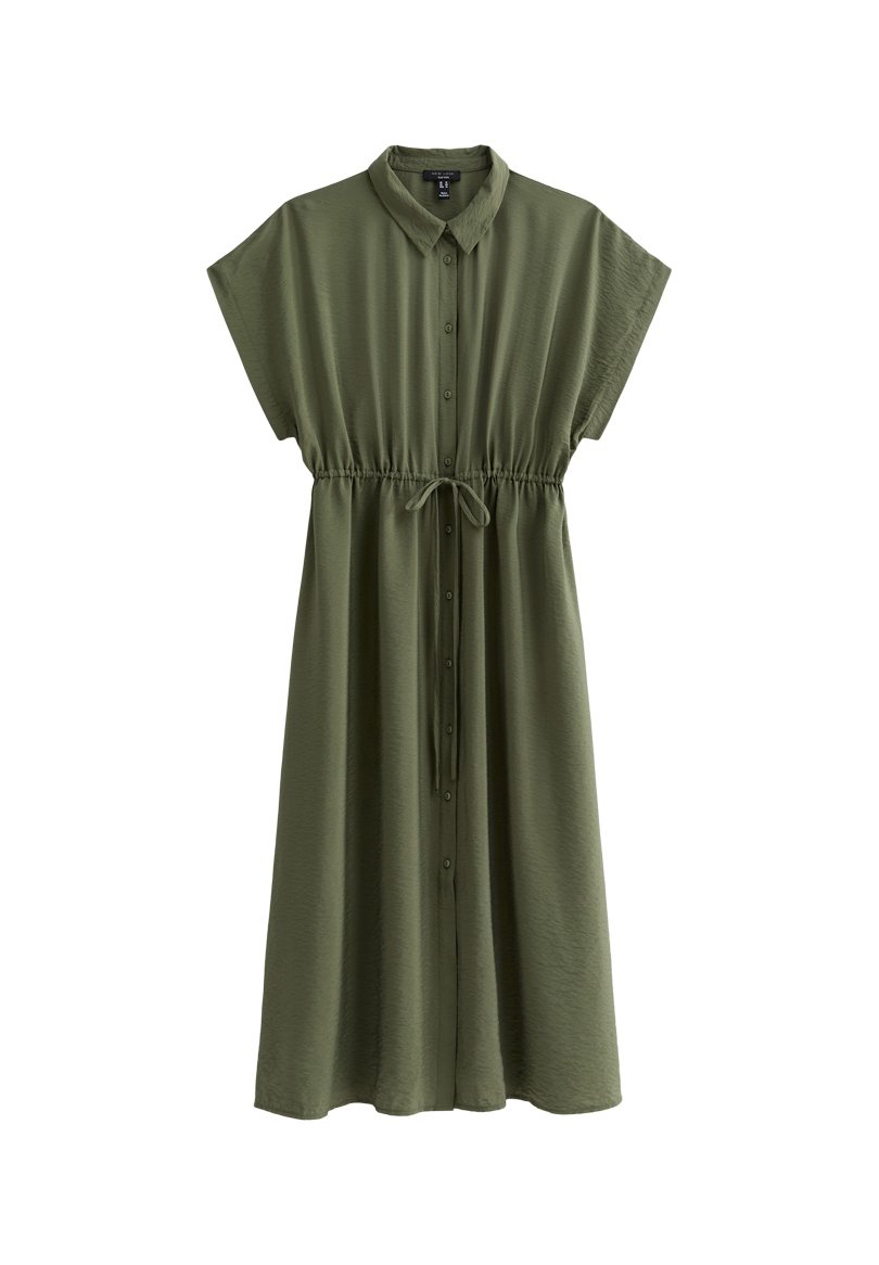 New Look Curves CURVES SHORT SLEEVE DRAWSTRING MIDI - Shirt