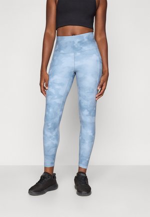 Champion HIGH RISE CAPRI LEGGINGS - Leggings - light blue