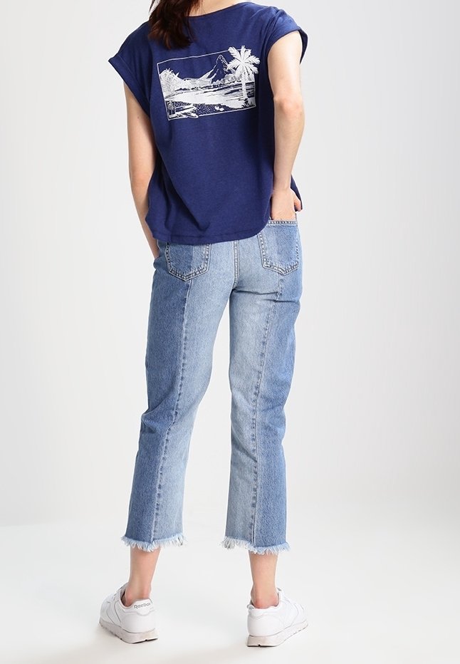 Roxy T-shirt imprimé - mottled dark blue