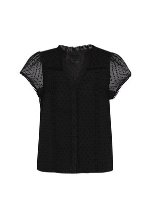 DreiMaster, BLOUSE - Blúzka so zapínaním na gombíky - black