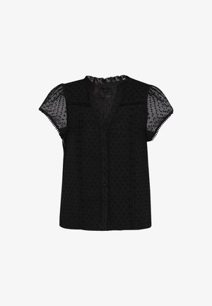 DreiMaster, BLOUSE - Gombos blúz - black