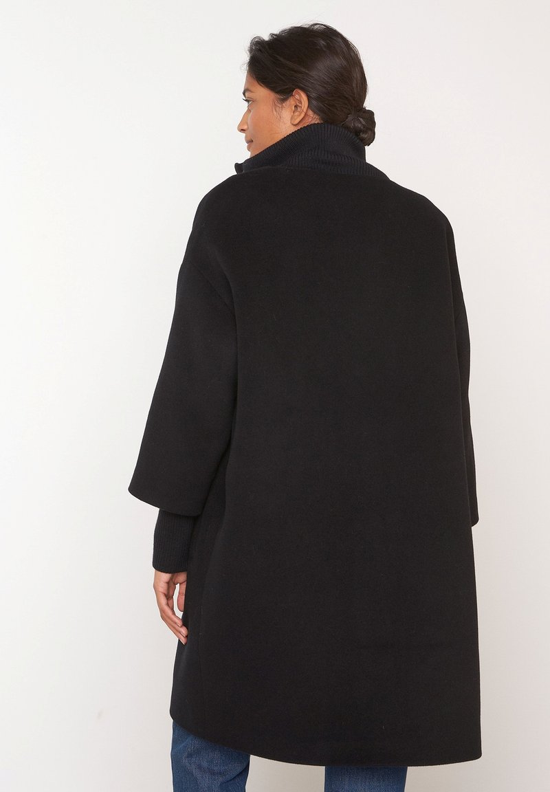 Veste Noire Maison 123 Taille 38 - Col Amovible - Occasion Très Bon état