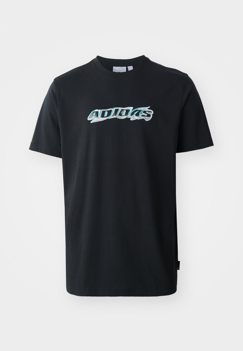 adidas Originals T-shirt print zwart adidas Originals T-shirt print zwart