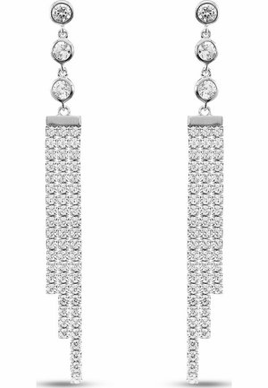 ZIRKONIA - Earrings - silberfarben