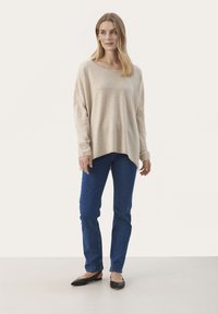 Part Two TILA - Jumper - whitecap melange
