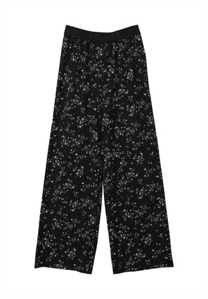 s.Oliver MET STRUCTUUR - Broek - schwarz