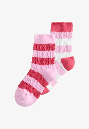 Next, CABLE 2 PACK - Socken - pink cream