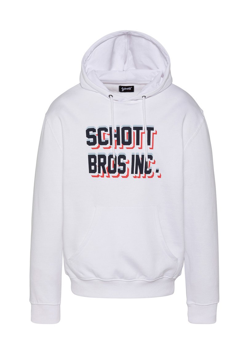 Schott Hoodie wit