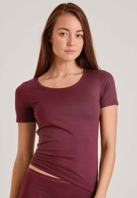 Calida NATURAL COMFORT - Pyjama top - english red