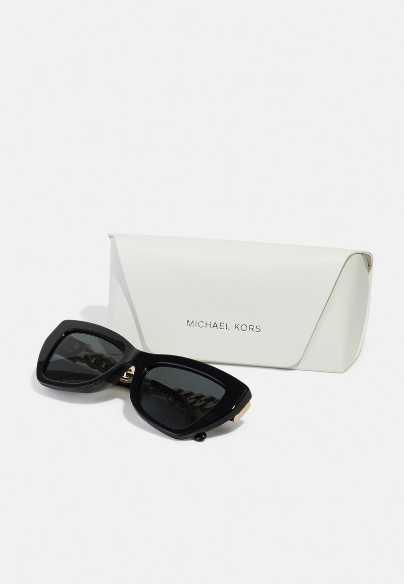 NWT Michael Kors Oversized Black Sunglasses w/ Case Michael Kors MK2228D Capella L (57 - 16) with Grey lenses  main image 4