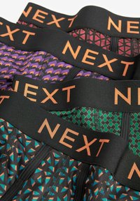 Next MOTION FLEX WEIGHT A-FRONTS 4 PACK - Boxerkalsong - black bronze pattern