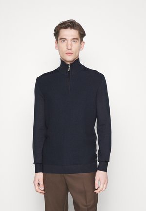 STRUCTURED TROYER - Neule - blue grey