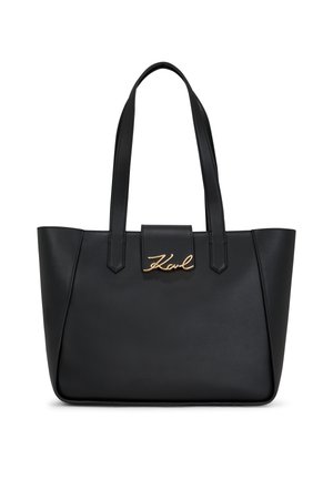 SIGNATURE TOTE - Käsilaukku - black