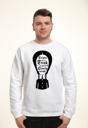 THE ADDAMS FAMILY WEDNESDAY FREAK - Sweatshirt - white