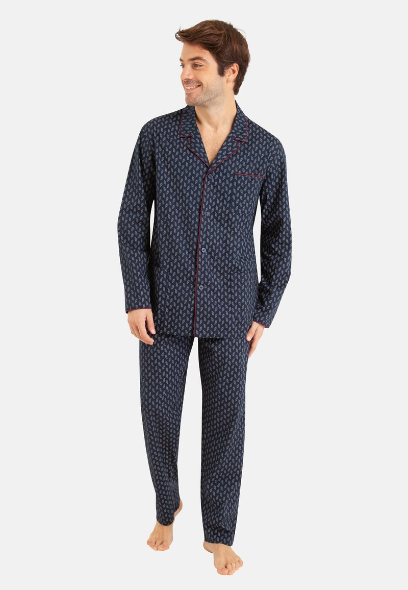 Eminence OUVERT SET - Pyjama - imprimé feuilles imprimé feuilles