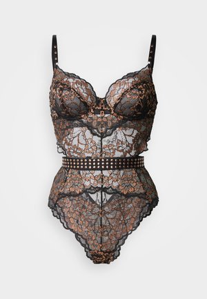 HOLD ME TIGHT LUXE - Body / Bodystocking - black/bronze-coloured
