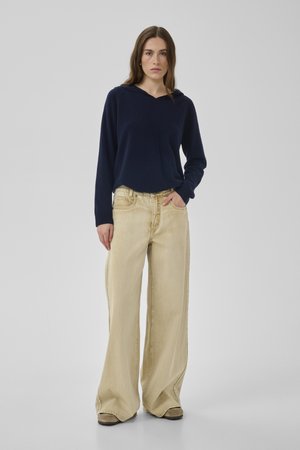 My Essential Wardrobe X-WIDE - Wide Leg - brown rice wash