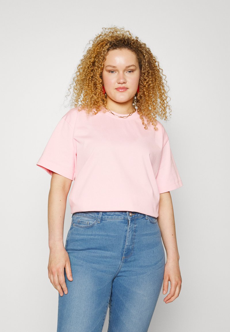 Damen T-Shirts | Gina Tricot BASIC TEE T-Shirt basic tickled pink/pink - BF03056 Damen T-Shirts | Gina Tricot BASIC TEE T-Shirt basic tickled pink/pink - BF03056